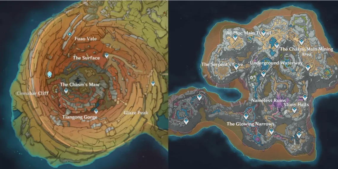 The Chasm and The Chasm: Underground Mines