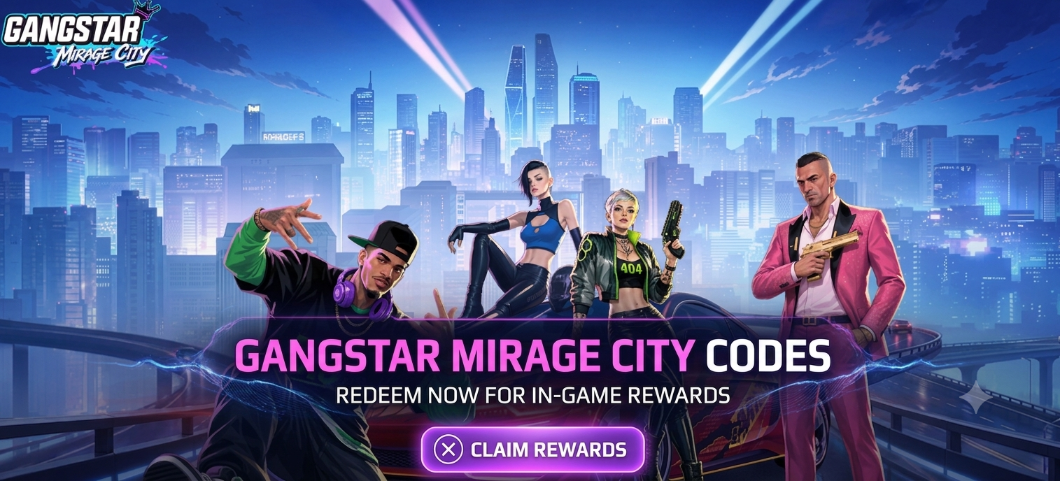 Коды для Gangstar Mirage City на сентябрь 2026 года: бесплатные алмазы