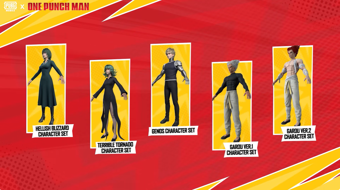 Full Character Set Lineup