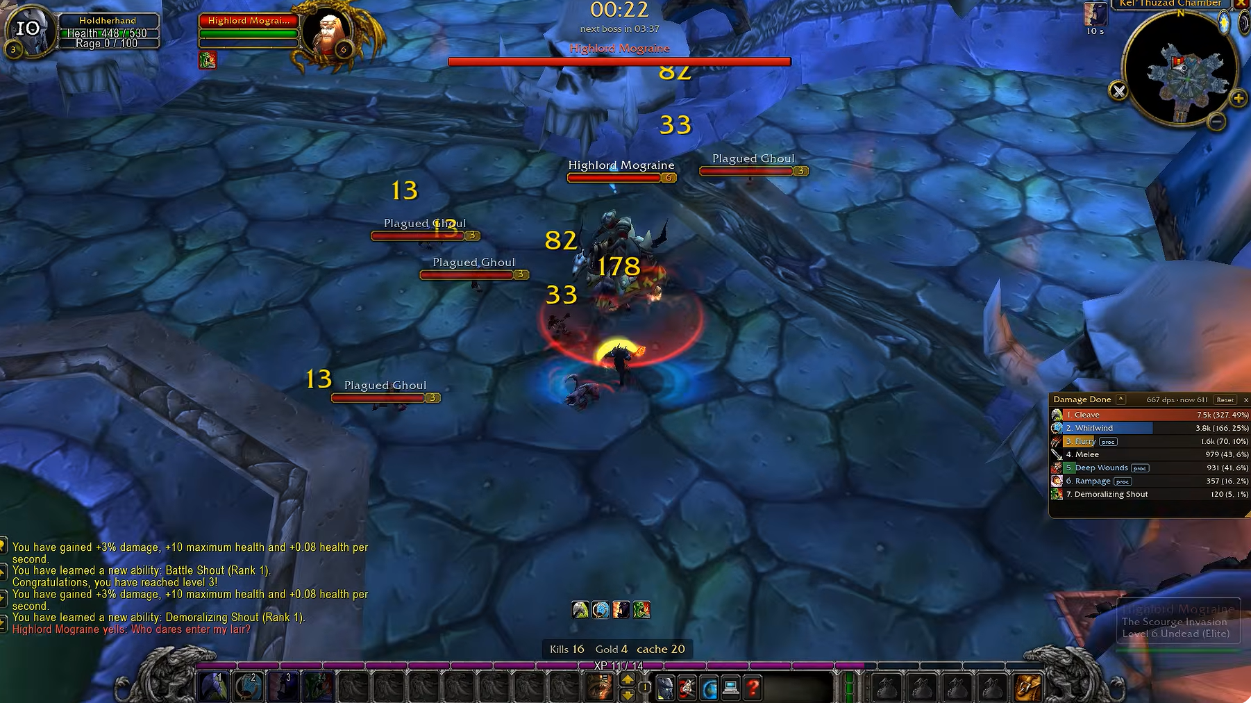 Warrior is just pure brute force. You have a massive health pool, and Whirlwind clears waves without you even aiming.