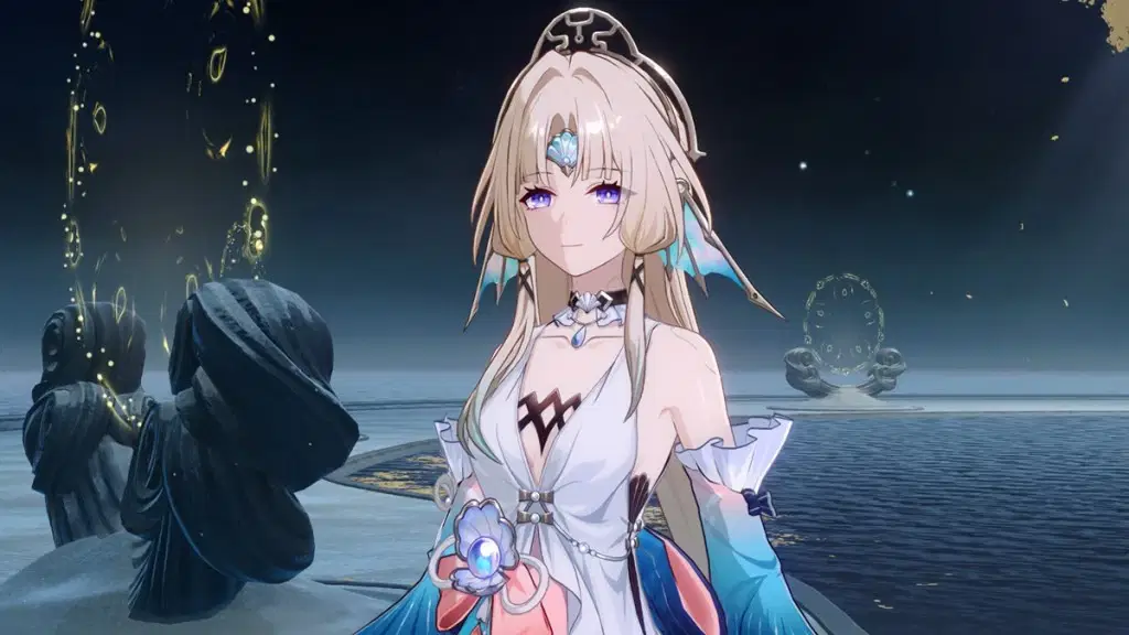 Her entire kit scales off DEF, as her heals, damage, and damage-blocking all flow from that single stat. ATK contributes nothing to her output.