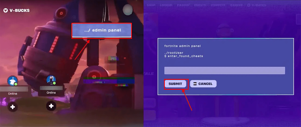 …/ admin panel