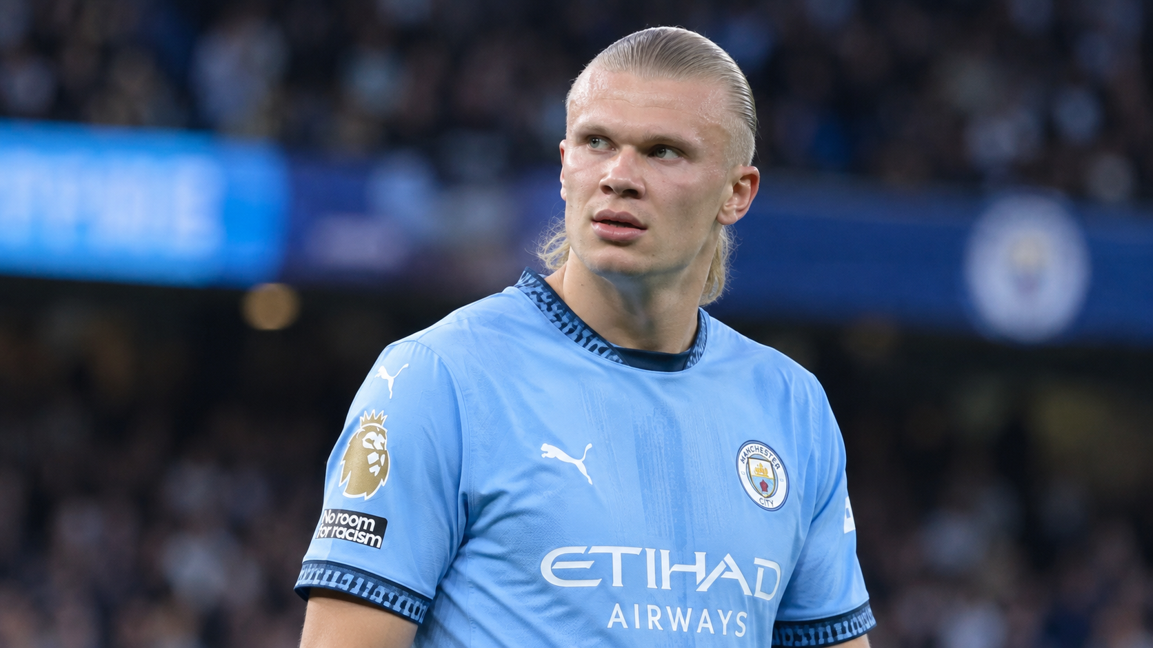 Erling Haaland is the best target man in FC 27 with 89 PHY and 92 SHO