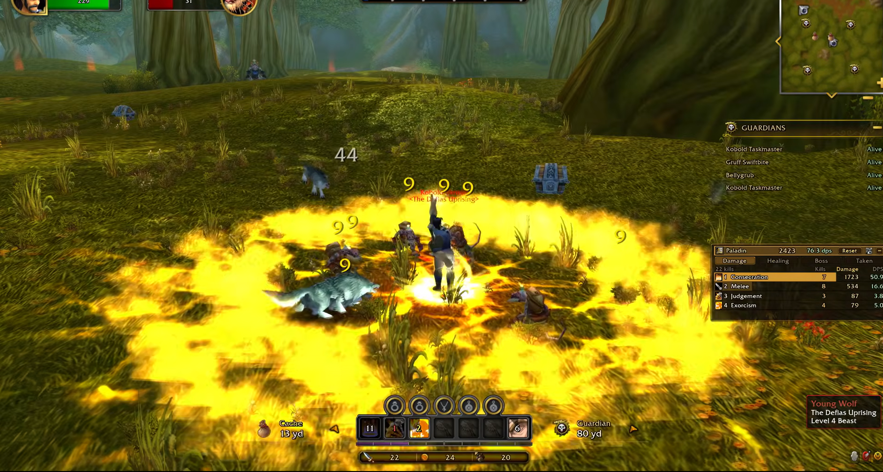 Your starting skill is Consecration