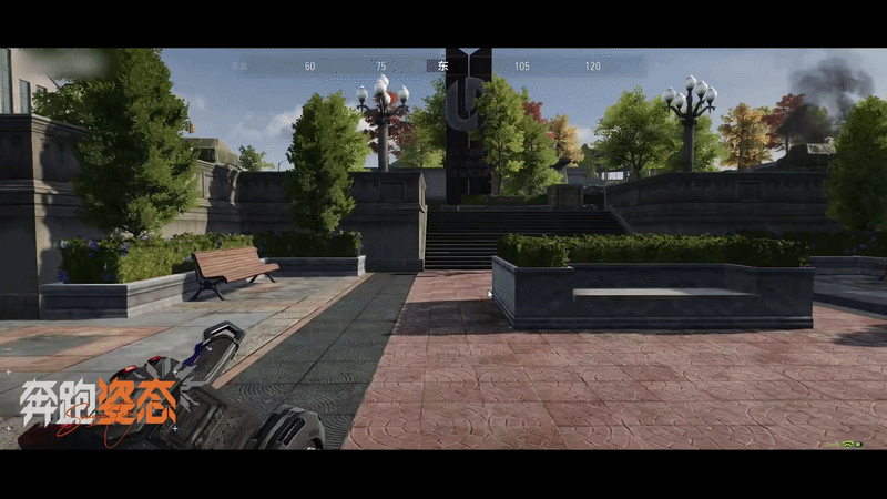 The weapon also has a two-stage sheathing animation