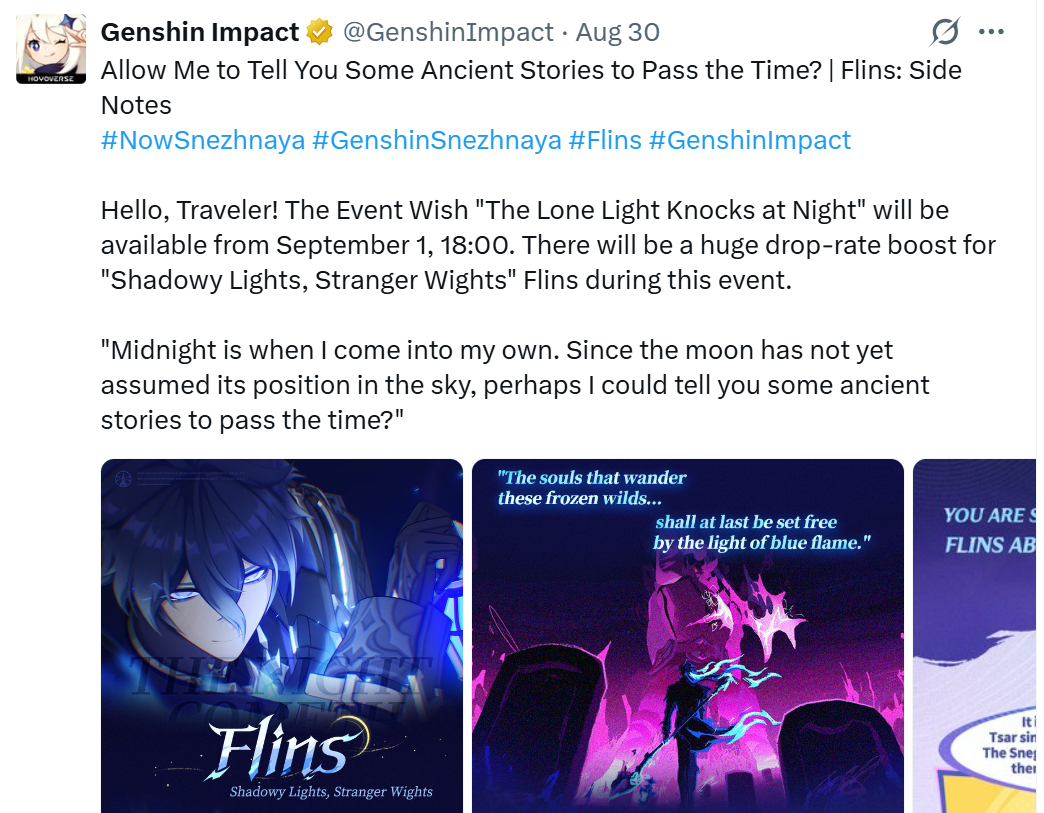 Genshin Impact Twitter