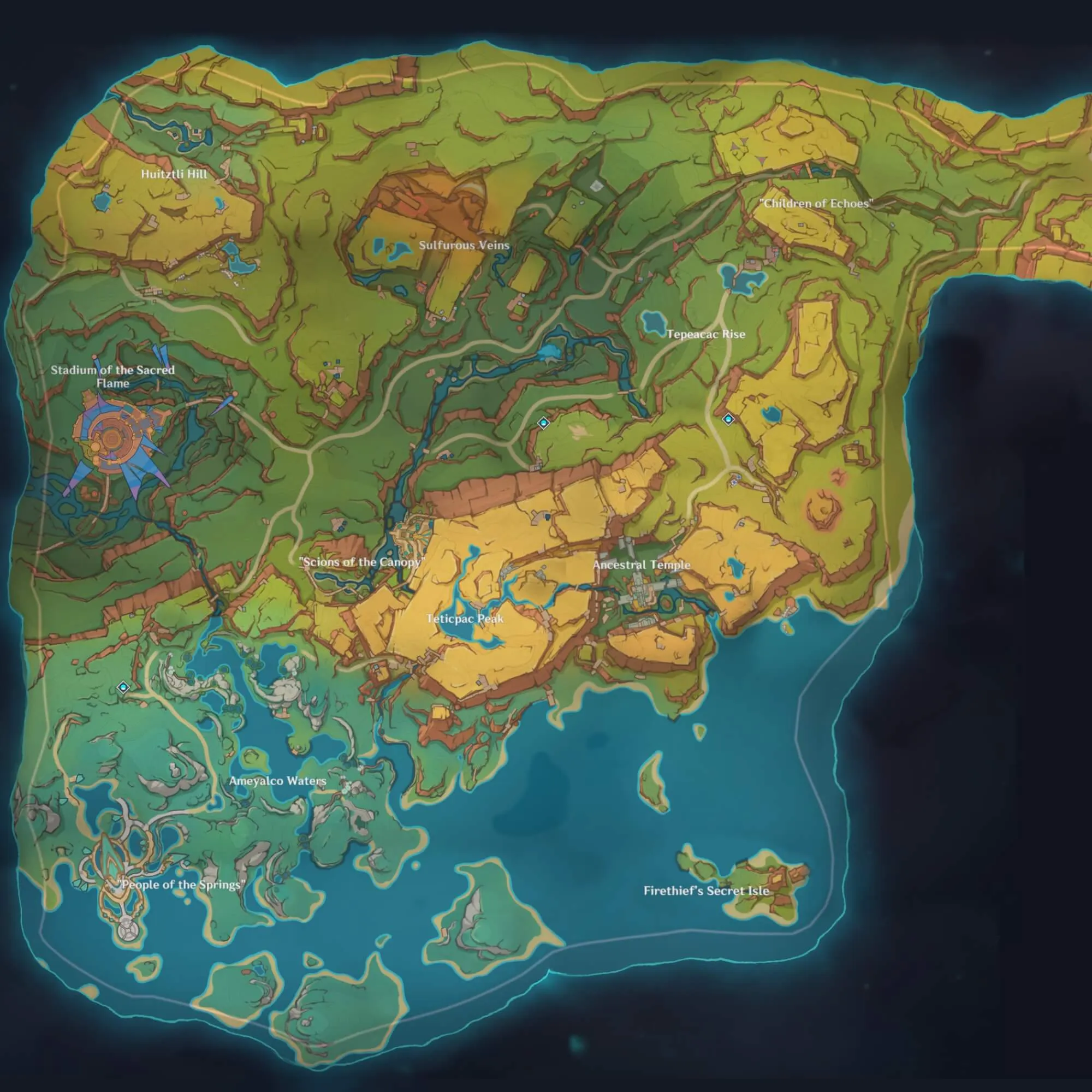 Initial Natlan regions