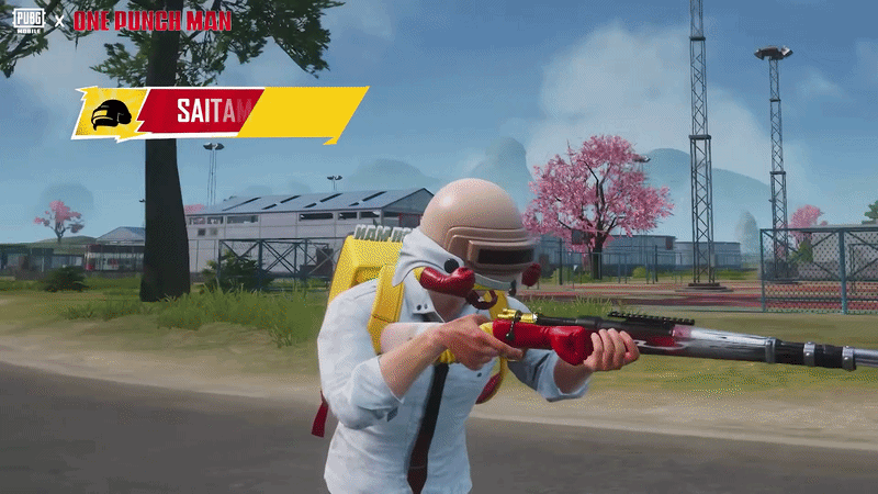 Saitama Helmet and One-Punch Man Backpack