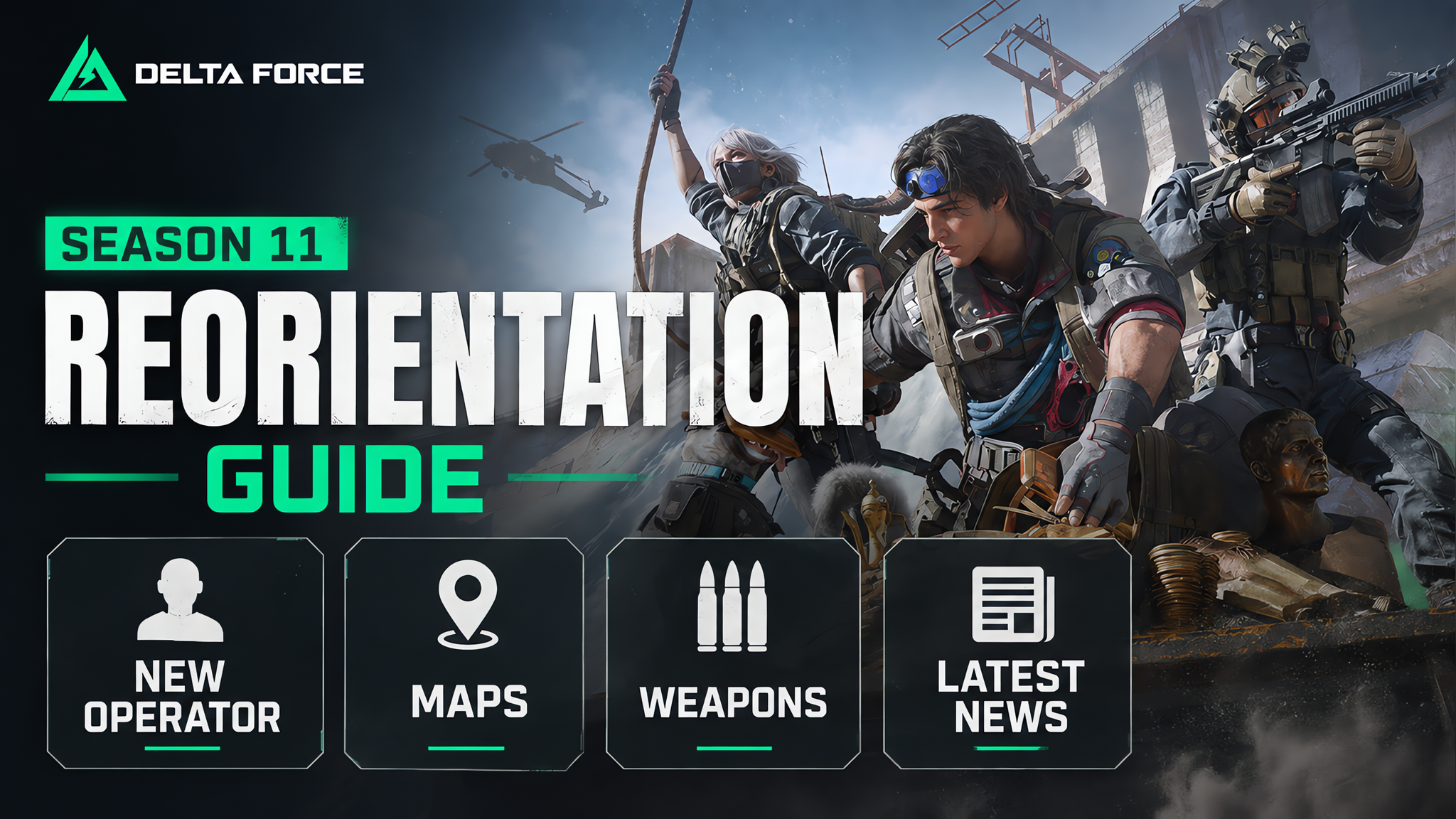 Delta Force Season 11 “Reorientation” Guide: New Operator, Maps, Weapons & Latest News