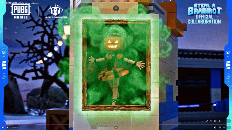Ballerina Pumpkina has a pumpkin head