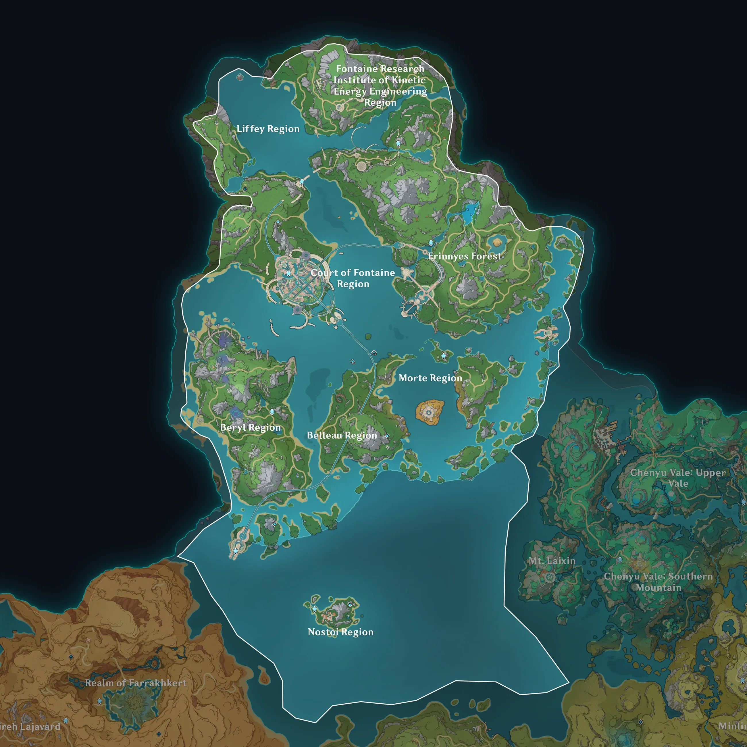 Initial Fontaine regions