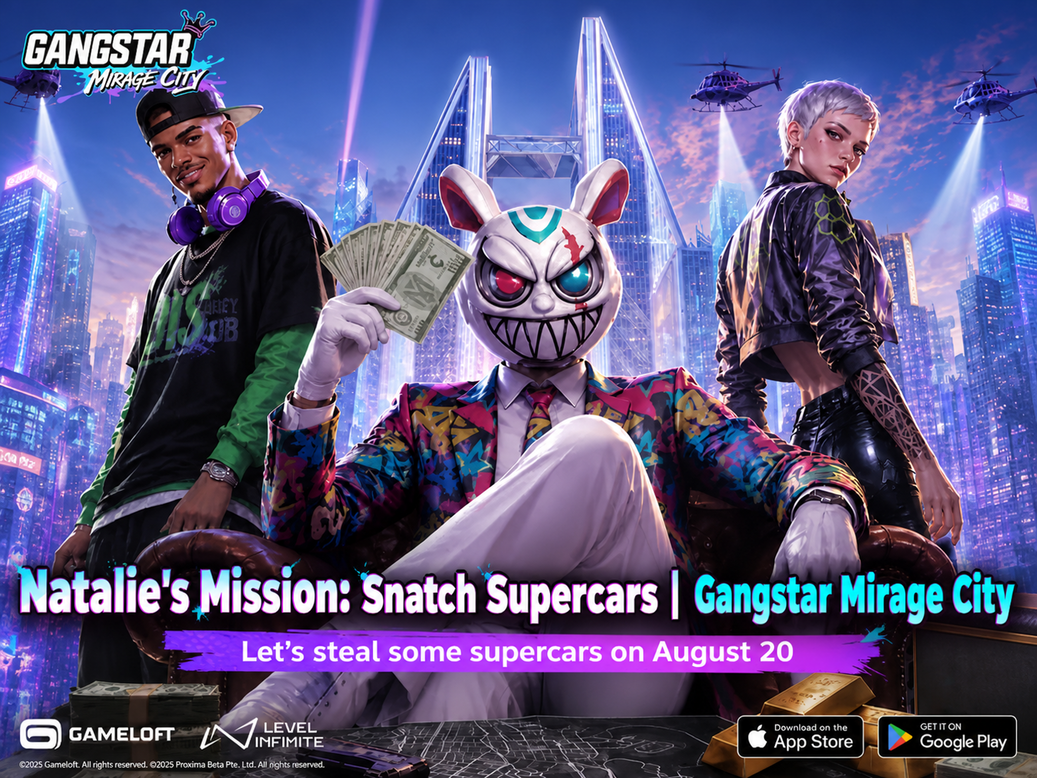 Gangstar Mirage City Natalie’s Mission: Snatch Supercars Guide