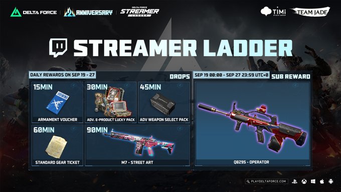 Delta Force runs a Streamer Ladder event