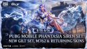 PUBG Mobile Phantasia Siren Set: New Gilt Set, M762 & Returning Skins