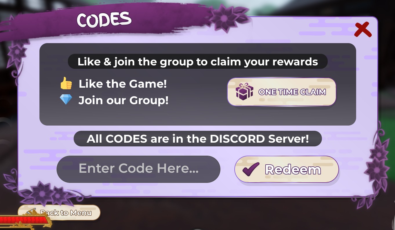 Redeem Codes